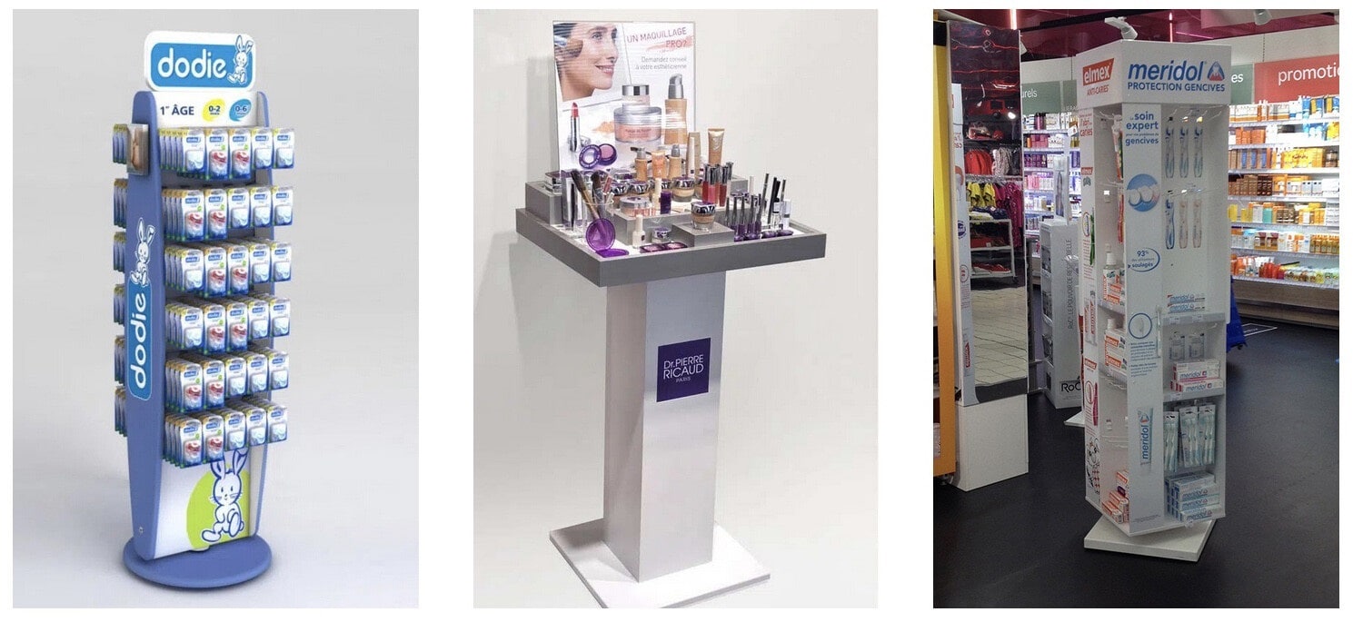 Marketing point de vente en Pharmacie : les meilleures PLV - Pilotes PLV