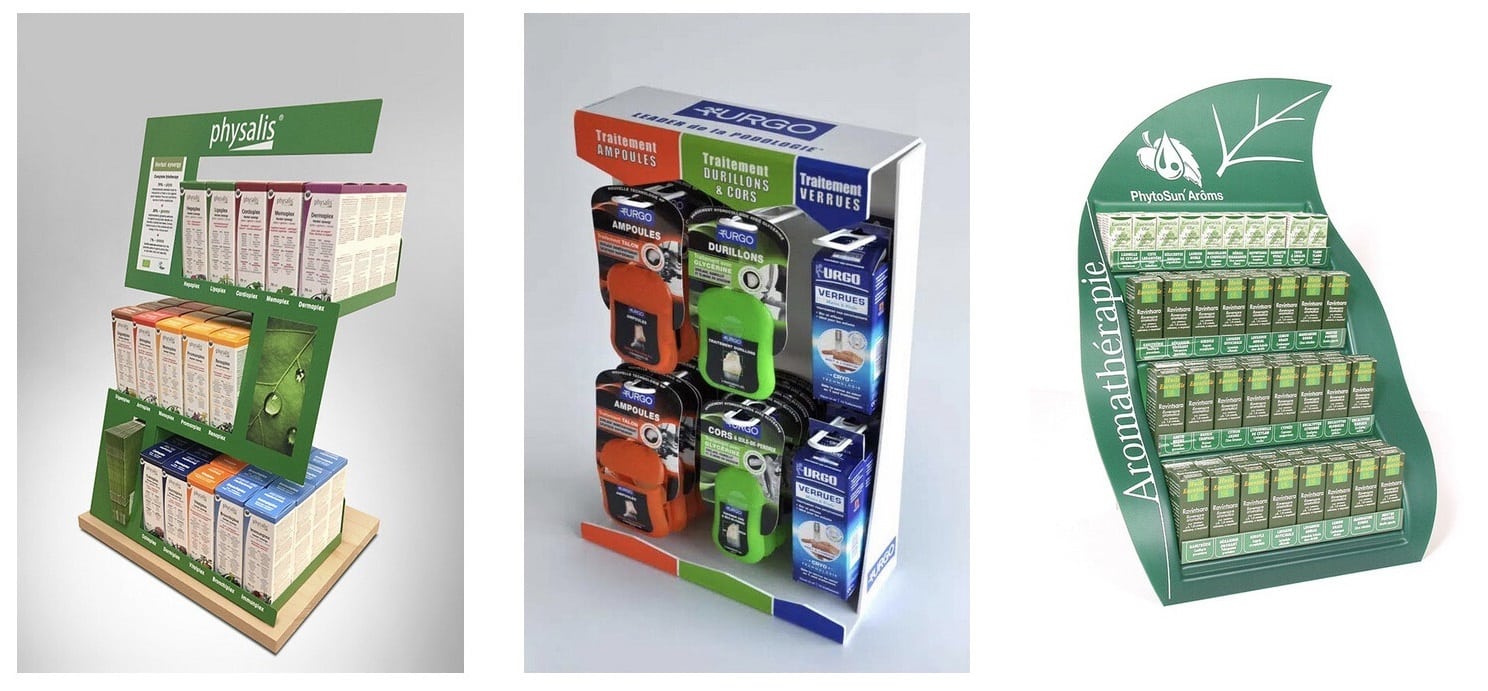 Marketing point de vente en Pharmacie : les meilleures PLV - Pilotes PLV
