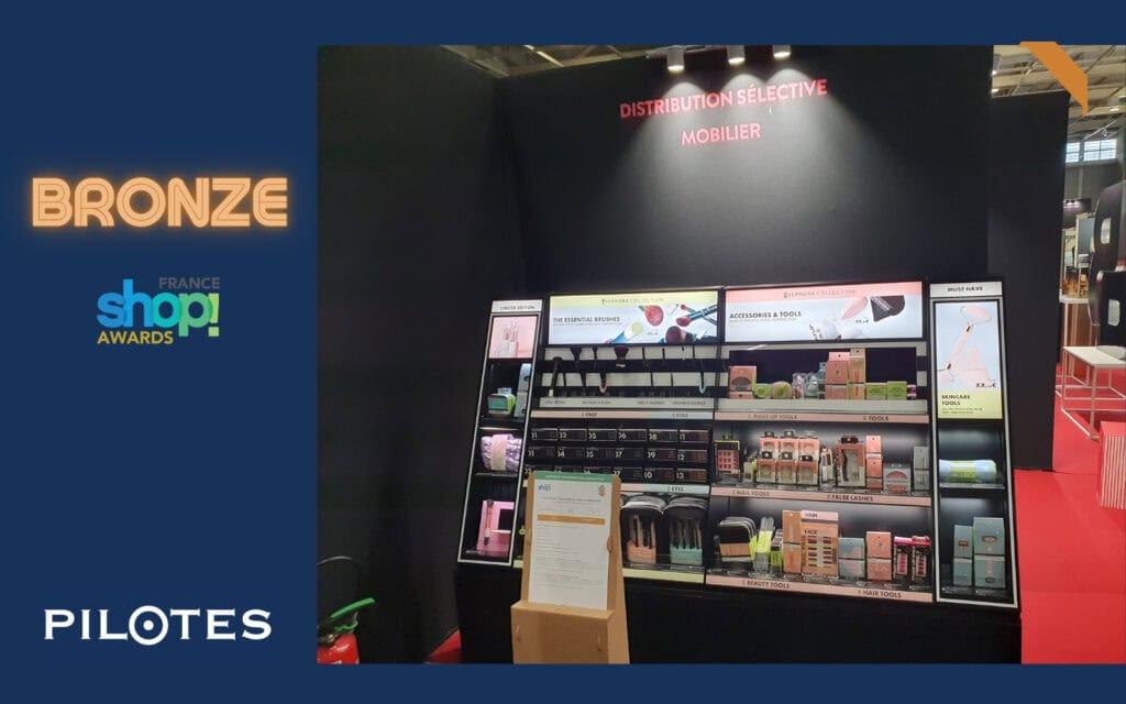 Awards de BRONZE pour la Gondole mobilier accessoires SEPHORA COLLECTION