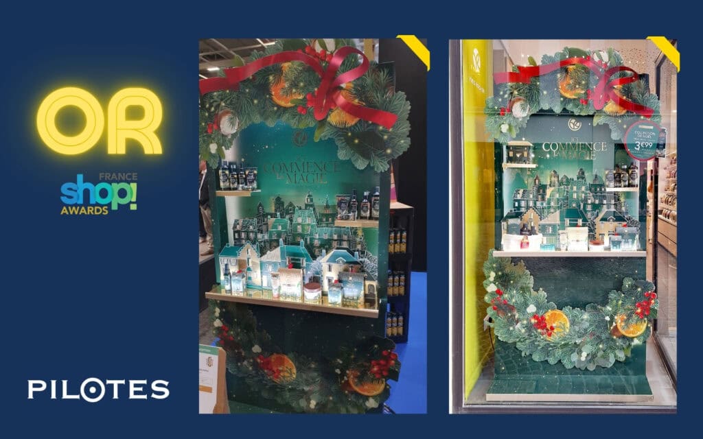 Awards d'OR pour la Vitrine de Noël 2025 YVES ROCHER