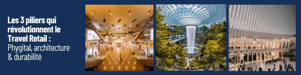 Les 3 piliers qui révolutionnent le Travel Retail : phygital, architecture immersive & durabilité