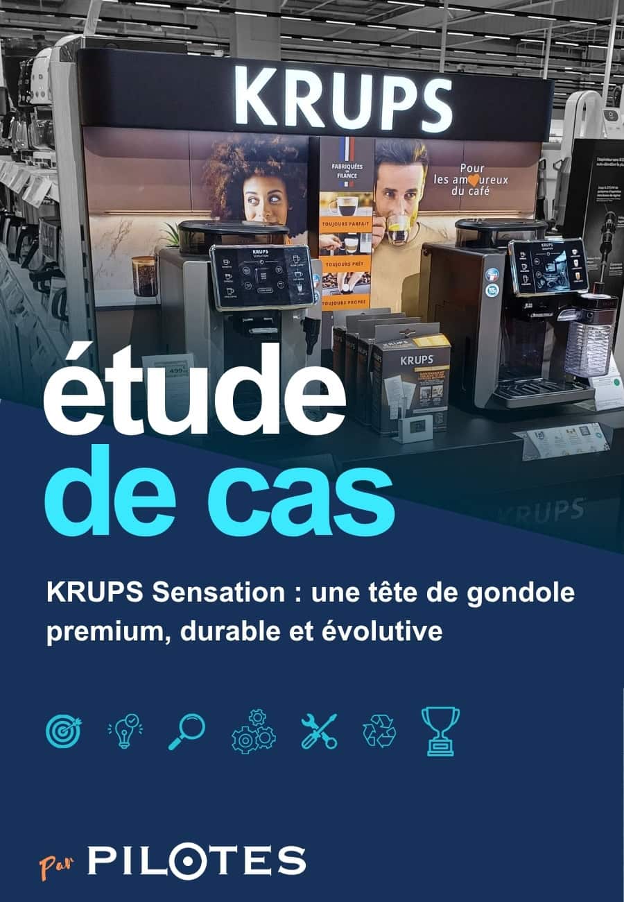 KRUPS Sensation : une tête de gondole premium, durable et évolutive